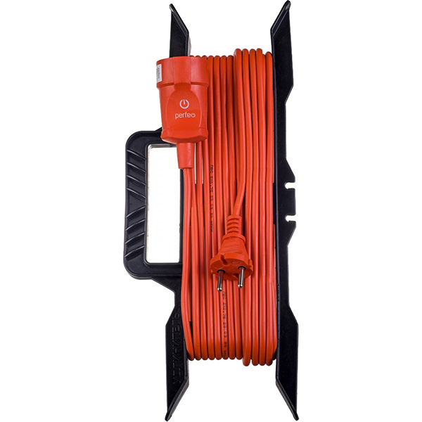 Удлинитель Perfeo RuPower на рамке 40м 1гн 6А ПВС 2х0,75 (PF_C3267) фото