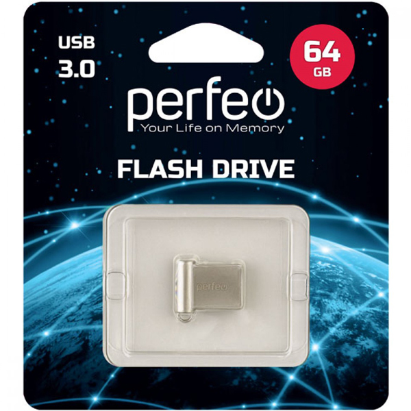 USB-флешка Perfeo 64GB M06 Metal Series (PF-M06MS064)