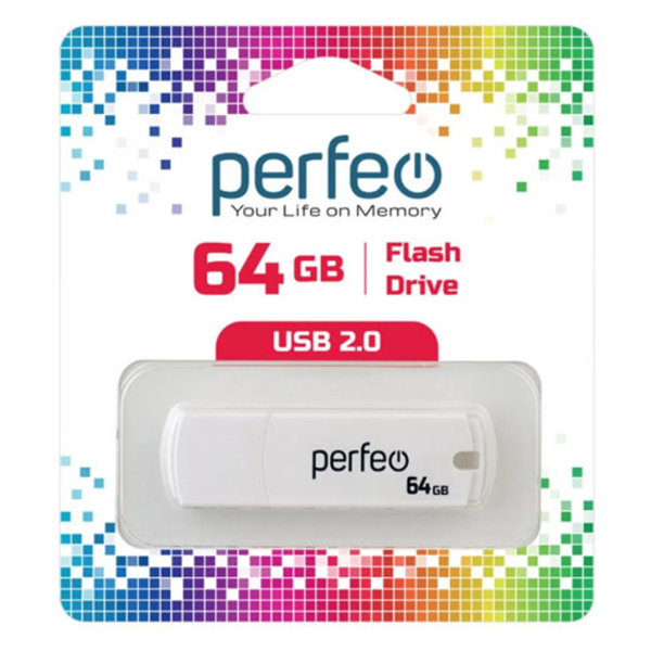 Флэш диск USB Perfeo C05 64GB PF-C05W064