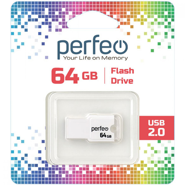 Флэш диск USB Perfeo M01 64GB PF-M01W064
