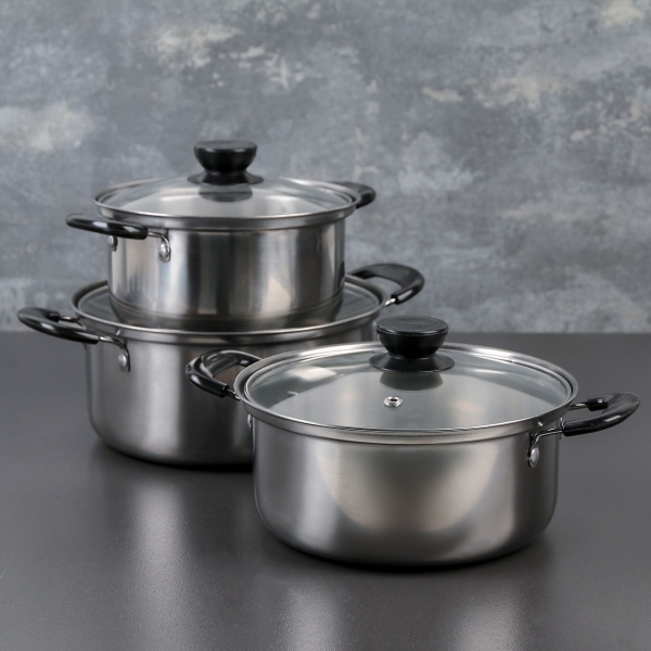 Набор кастрюль СИМАЛЕНД 3 пр. (3907579)