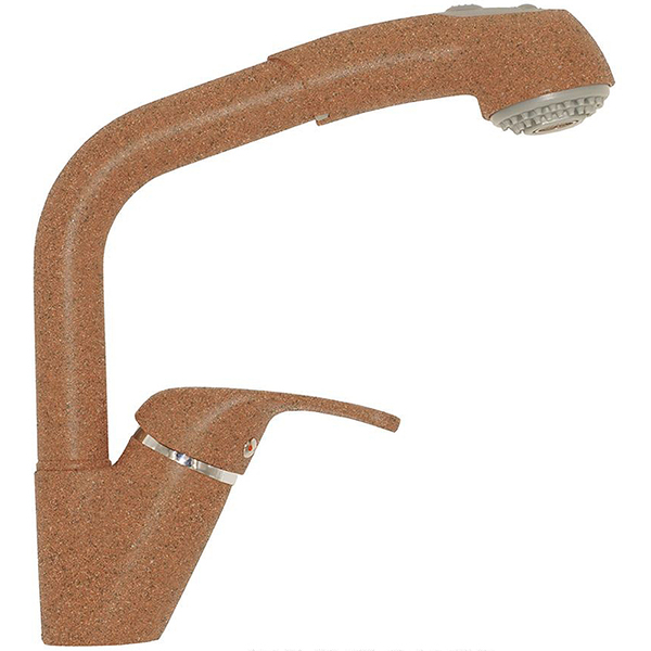 Смеситель POLYGRAN кухонный Высокая Лейка №307 терракот(464162)