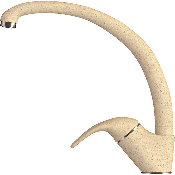 Смеситель POLYGRAN Высокий кухонный №27 бежевый(726286)
