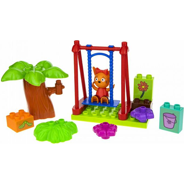 Конструктор детский Три Кота Карамелька в парке (Т19754)