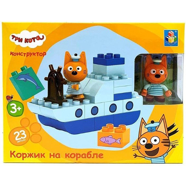 Конструктор детский Три Кота Коржик на корабле (Т19755)