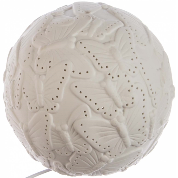 Светильник настольный Apeyron декор. Бабочки маленький керам.16*16*14см(12-076)