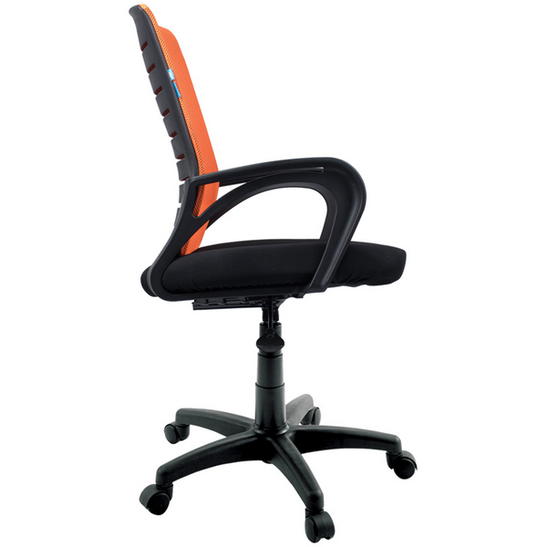 Кресло компьютерное Helmi HL-M16 R Vivid черно-оранжевый