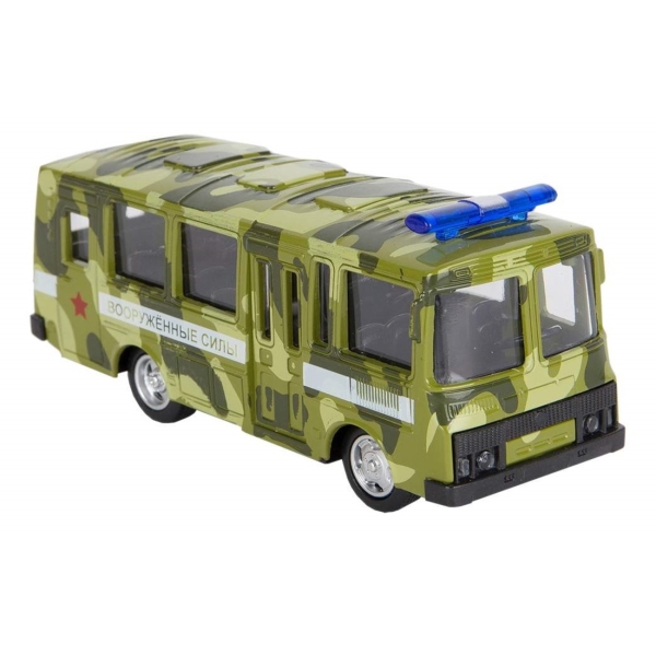 Игрушечный транспорт Playsmart Р49228 Автобус военный