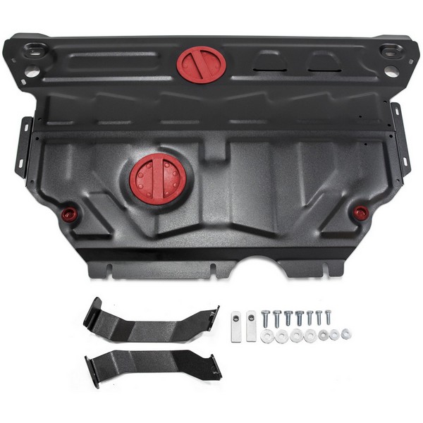 Защита АвтоБроня SKODA Octavia 2013-17,SKODA Octavia 2017-21