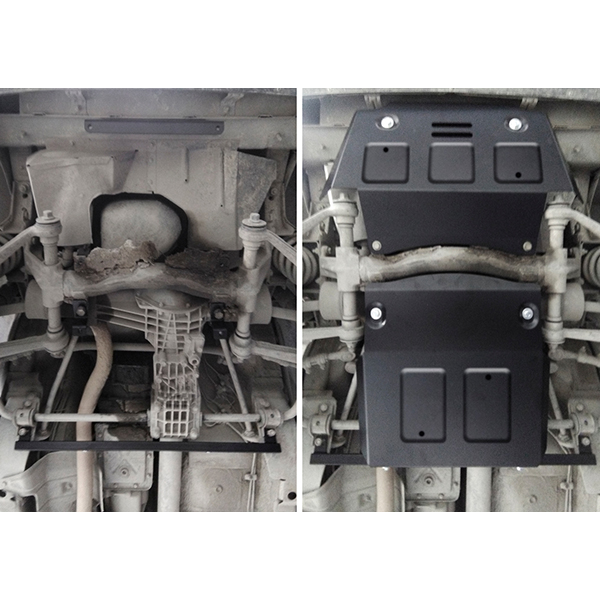 Защитный комплект АвтоБроня CHEVROLET Niva 2009+ V-1,7/ Niva 2002-2009, V-1.7