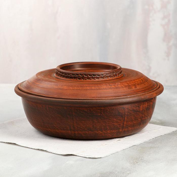 Кастрюля Красная глина 2.3 л 3250976