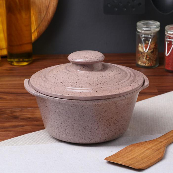 Кастрюля Красная глина 1,2 л 6782930