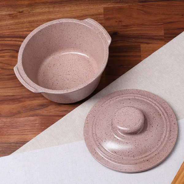 Кастрюля Красная глина 1,2 л 6782930