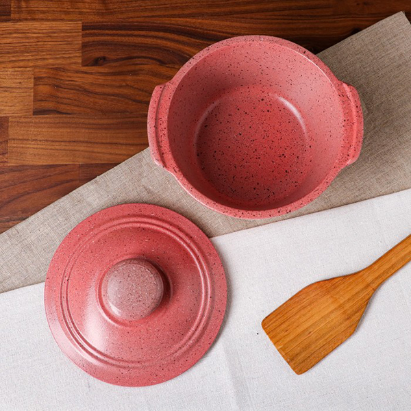 Кастрюля Красная глина 1.2 л 7372782