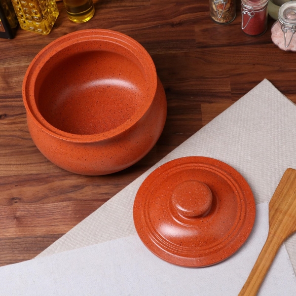 Кастрюля Красная глина 3 л 6782922