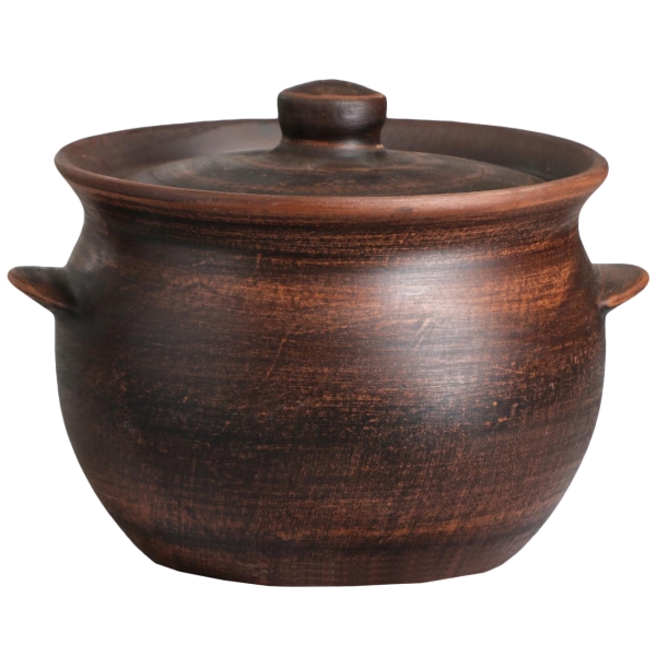 Кастрюля Красная глина 2 л 6536575