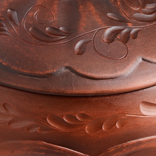 Кастрюля Красная глина 3.5 л 5244843