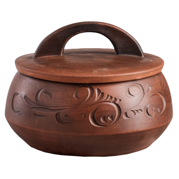 Кастрюля Красная глина 3 л 7096511