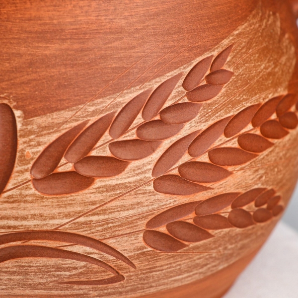 Кастрюля Красная глина 3.5 л 7096522