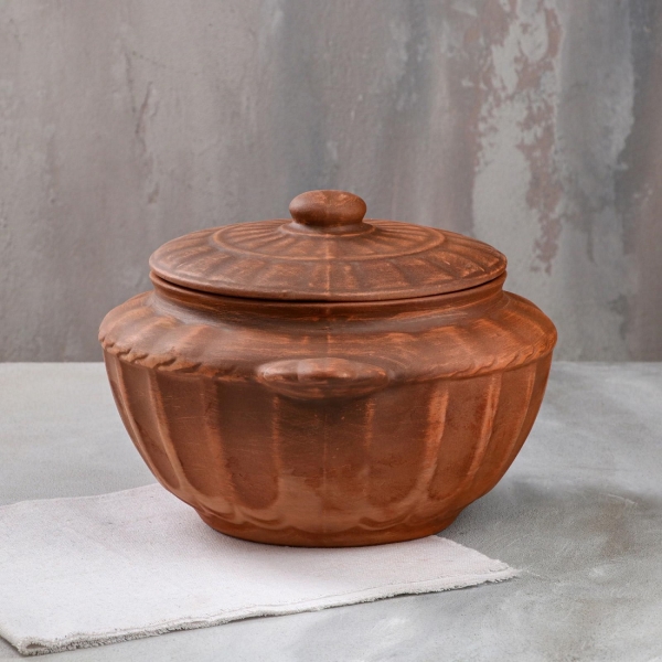 Кастрюля Красная глина 3 л 6834744