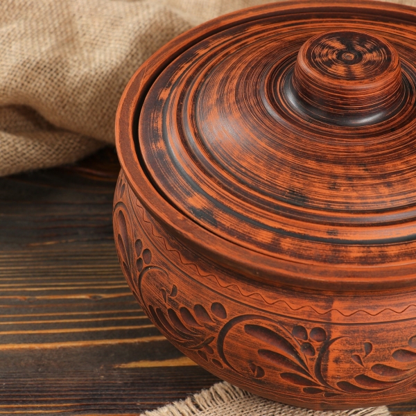 Кастрюля Красная глина 2.5 л 4679178