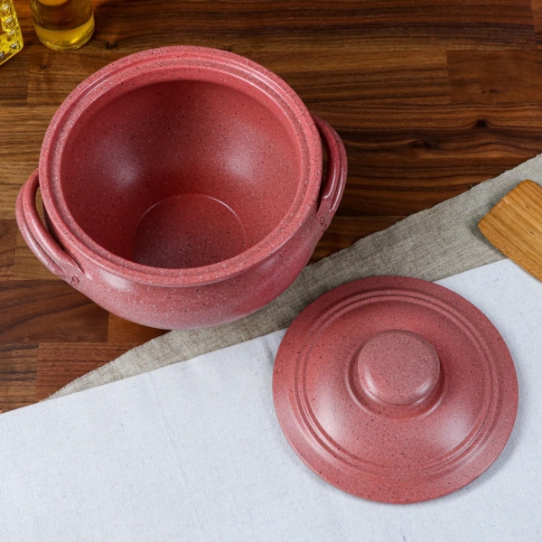 Кастрюля Красная глина 2.5 л 7372784