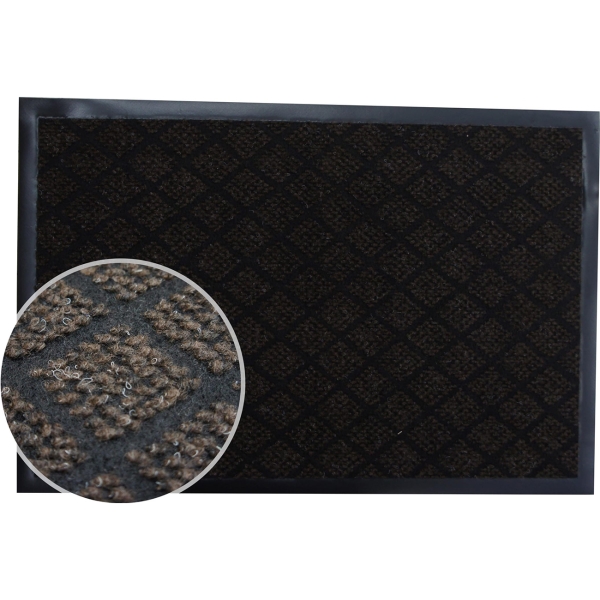 Ковер прямоугольный In'Loran влаговпитывающий 50*80 см. ГАЛАНТ коричневый