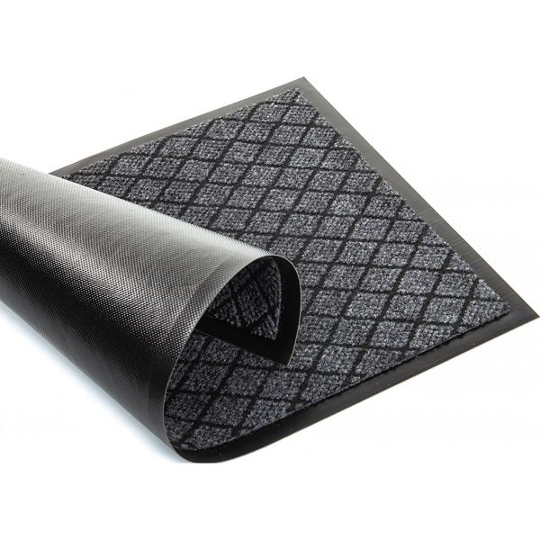 Ковер прямоугольный In'Loran влаговпитывающий 50*80 см. ГАЛАНТ серый