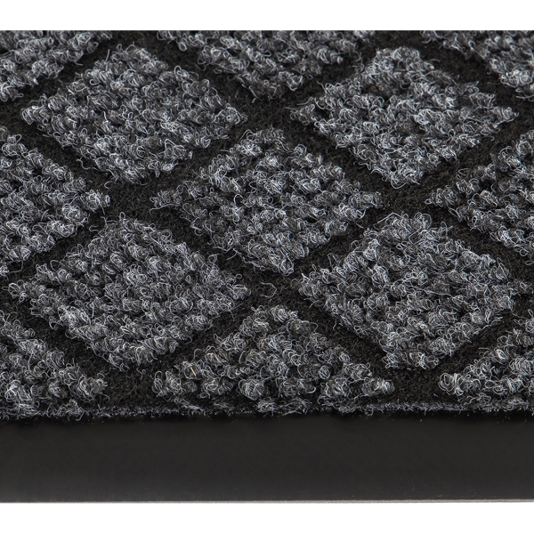 Ковер прямоугольный In'Loran влаговпитывающий 50*80 см. ГАЛАНТ серый