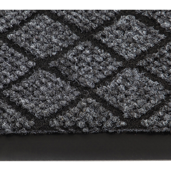 Ковер прямоугольный In'Loran влаговпитывающий 60*90 см. ГАЛАНТ серый