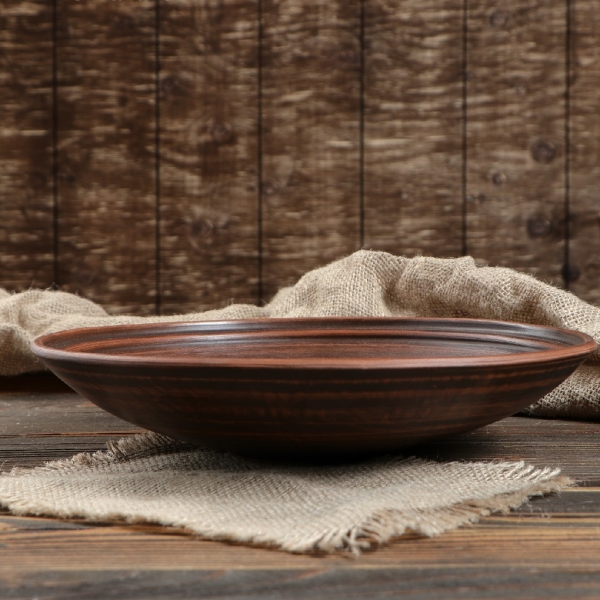 Фруктовница Красная глина 26.5 см 4445024