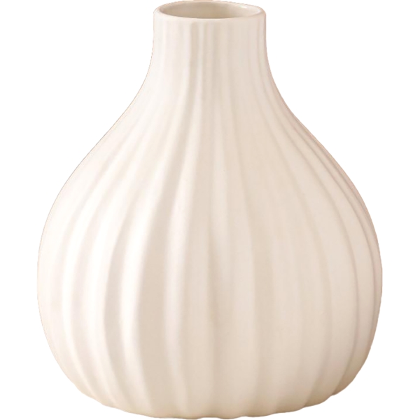 Ваза . Инжир, белая, 22см (4829458)