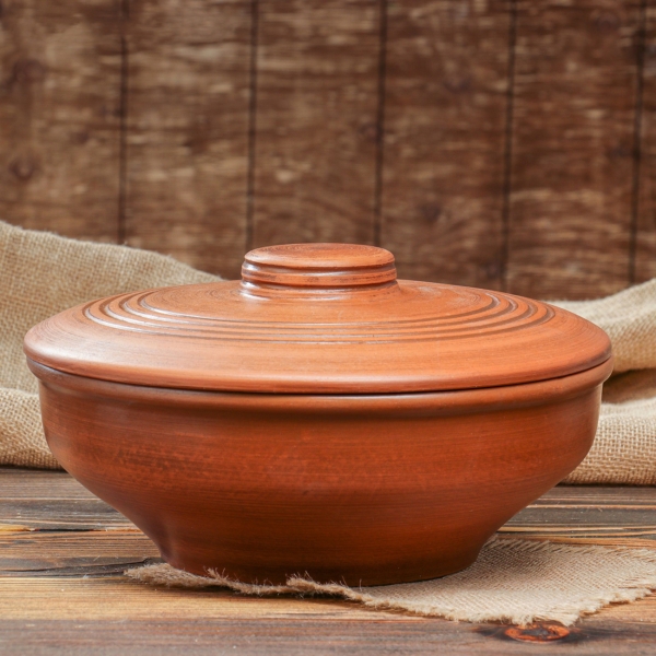 Пельменница Красная глина большая, гончарная, 3 л 5009064