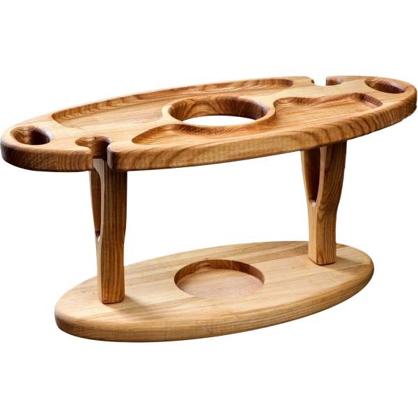 Подставка для вина и закусок Доброе дерево Винница 45х20 см 4694422