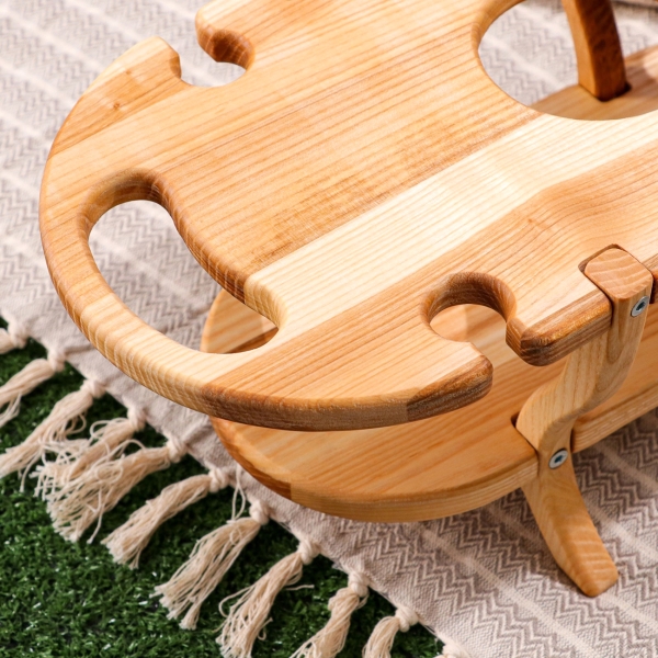 Подставка для вина и закусок Доброе дерево Винница 50х25 см 4694424