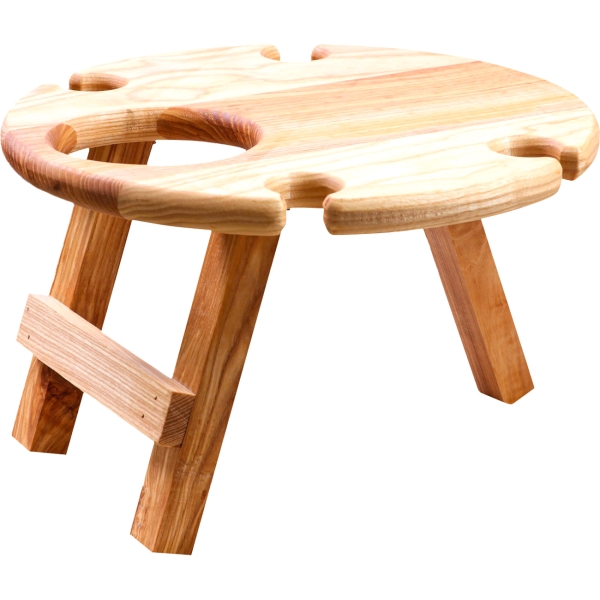 Подставка для вина и закусок Доброе дерево Винница раскладная, массив ясеня 4694423