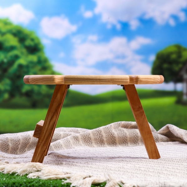 Подставка для вина и закусок Доброе дерево Винница раскладная, массив ясеня 4694423