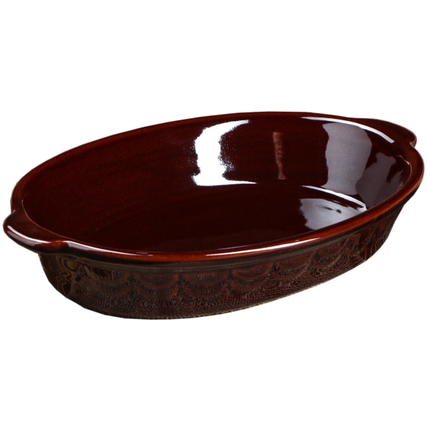 Форма для выпекания (керамика) . Противень 1,7 л овальный №2 1572770