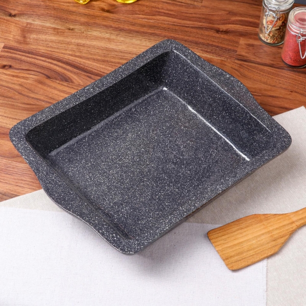 Форма для выпекания (керамика) Красная глина Гранит черный , 2.3 л 6833031