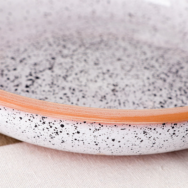 Сковорода Красная глина Гончарная белая, 1.5 л 7373546