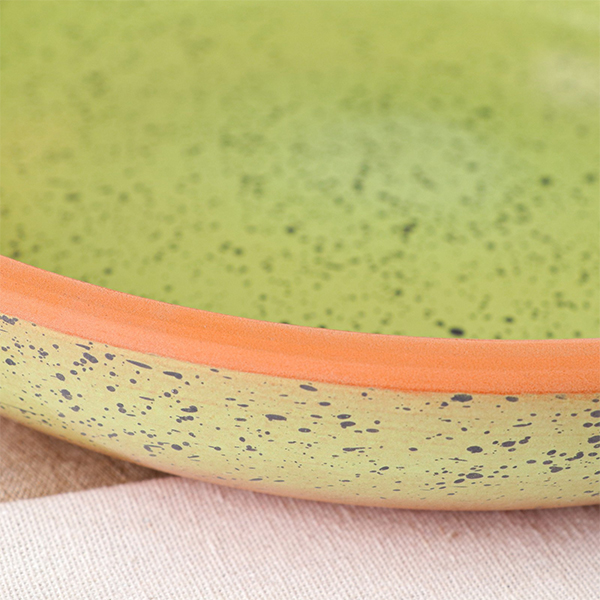 Сковорода Красная глина Гончарная зеленая, 1.5 л 7373548