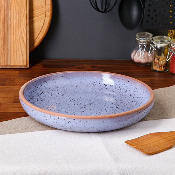 Сковорода Красная глина Гончарная 1,5л 7373547