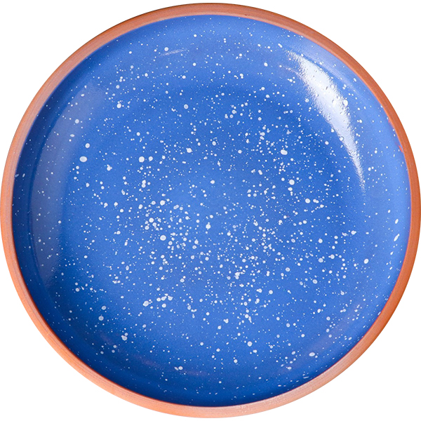 Сковорода Красная глина Гончарная темно-синяя, 1.5 л 7373549