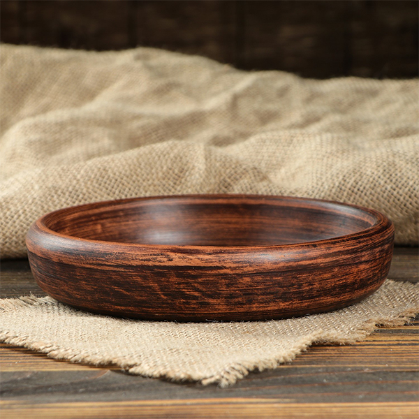 Сковорода Красная глина кеца маленькая 18 см 4298659