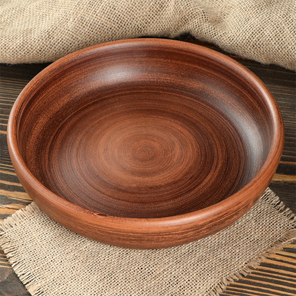 Сковорода Красная глина кеца средняя д-23см 4298660