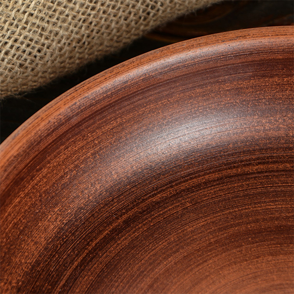 Сковорода Красная глина кеца средняя д-23см 4298660