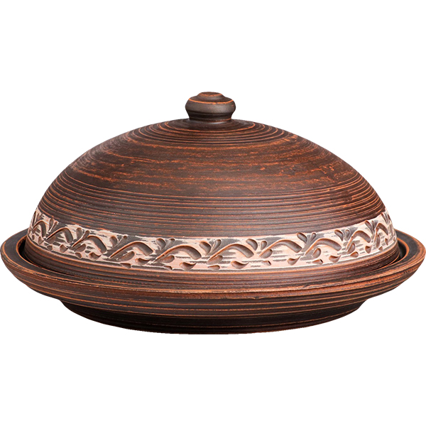 Сковорода блинная Красная глина Лакомка ангоб, красная глина, 3 л 7393961