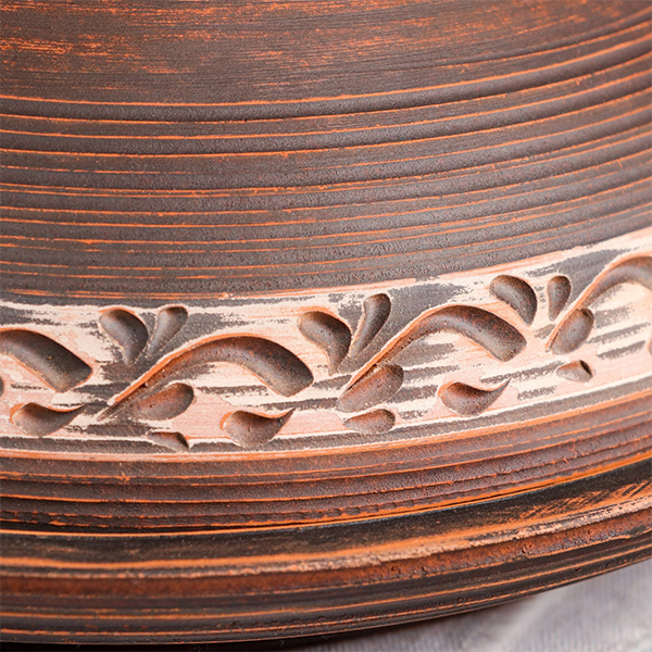 Сковорода блинная Красная глина Лакомка ангоб, красная глина, 3 л 7393961