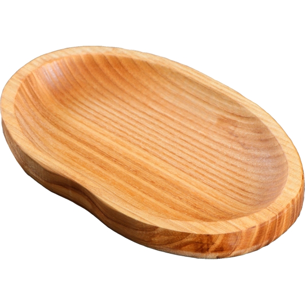 Тарелка-доска Доброе дерево Олива 20х12 см, массив ясеня 4497618