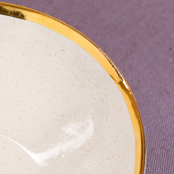 Тарелка столовая . Обеденная капучино голд, 0.7 л 5515458